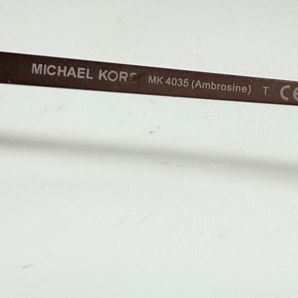 MICHAEL KORS Ambrosine MK4035 3205 Pink Tortoise Demo Lens 53 Women's H19358 - Picture 6 of 7